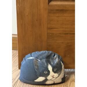 VINTAGE CAT DOORSTOP Sitten' Kitty Kitten 2003 Leslie Anderson 3401-62